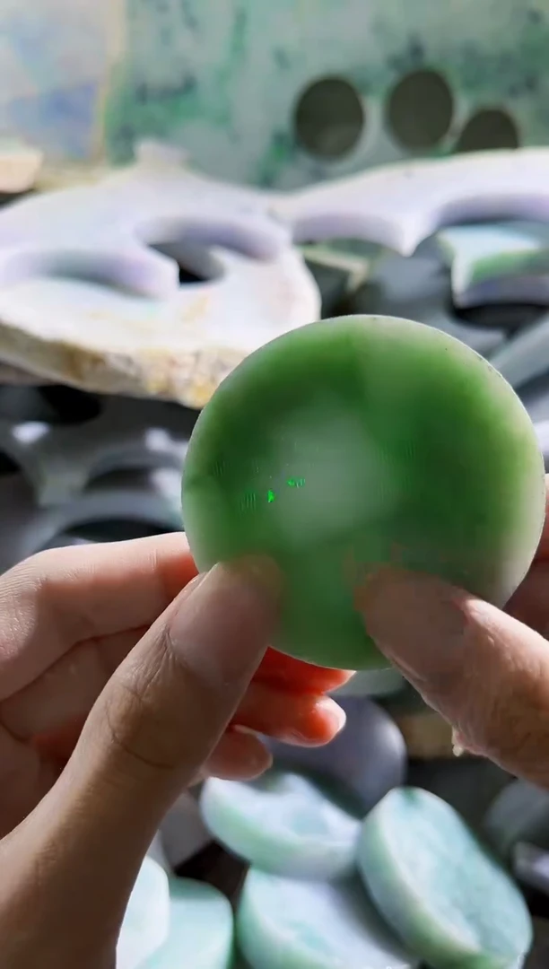 裸石翡翠缅甸翡翠A货陈3259