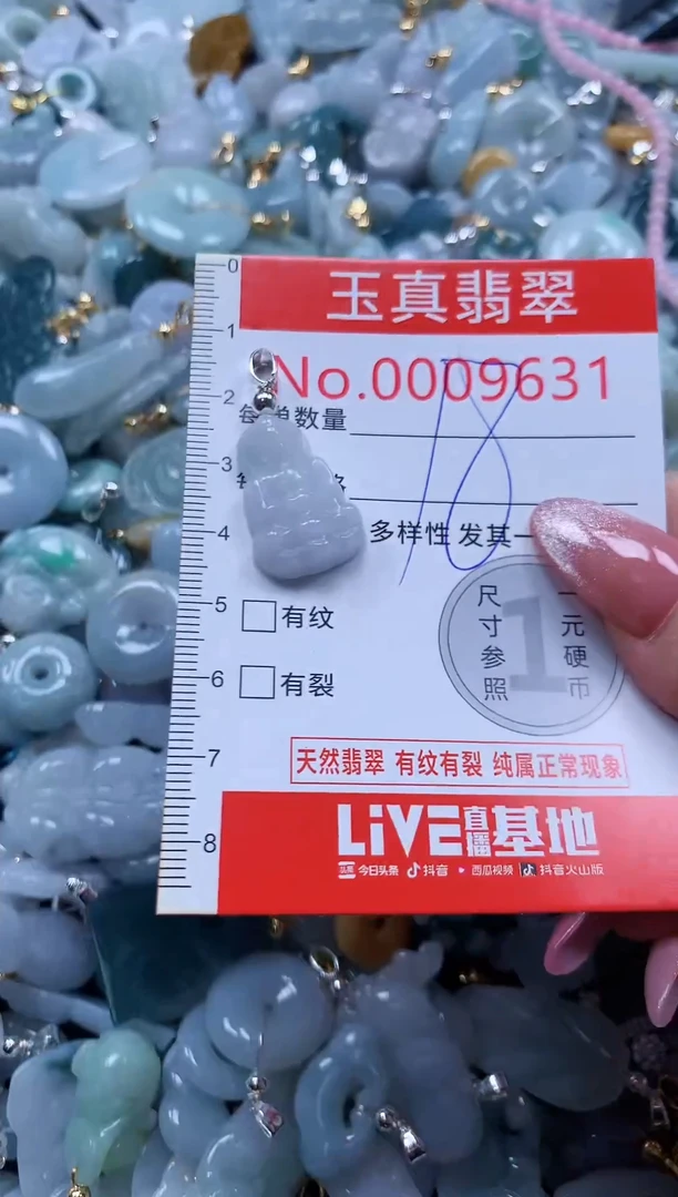 翡翠未镶嵌吊坠(不含链)9631