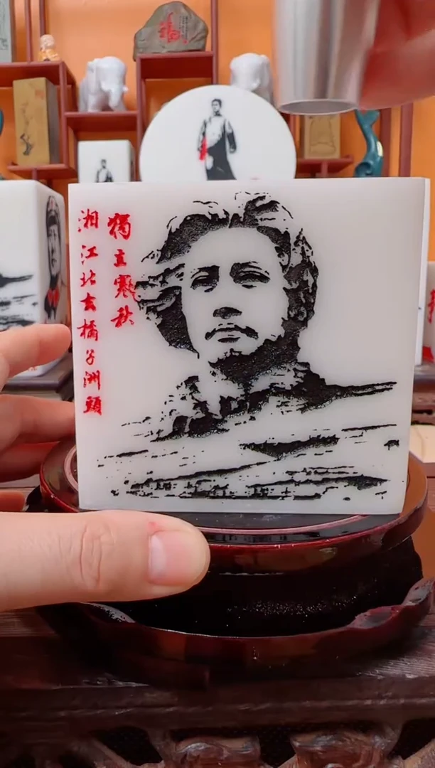 石材9×9×9汉白玉精品带底座
