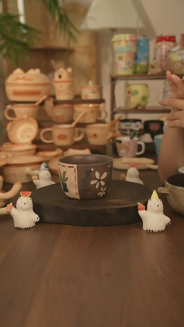 杯子景德镇原创手作陶瓷