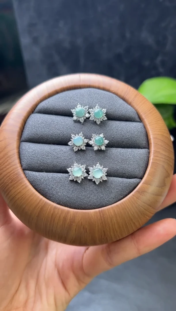 【闪购商品】翡翠耳饰未镶嵌500-2125372T多样性发一件