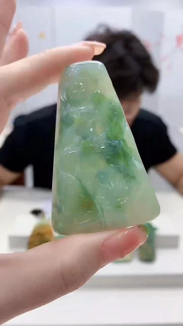 未镶嵌定制翡翠5145ry-毛货挂件23