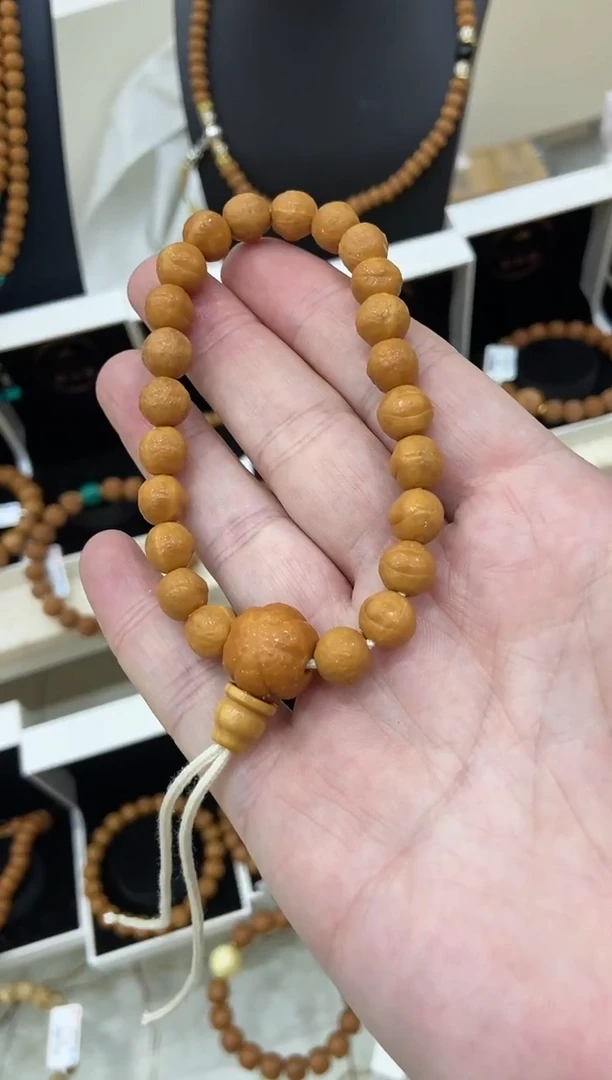 菩提手串/手链猴头雕刻小凤眼手持卡9
