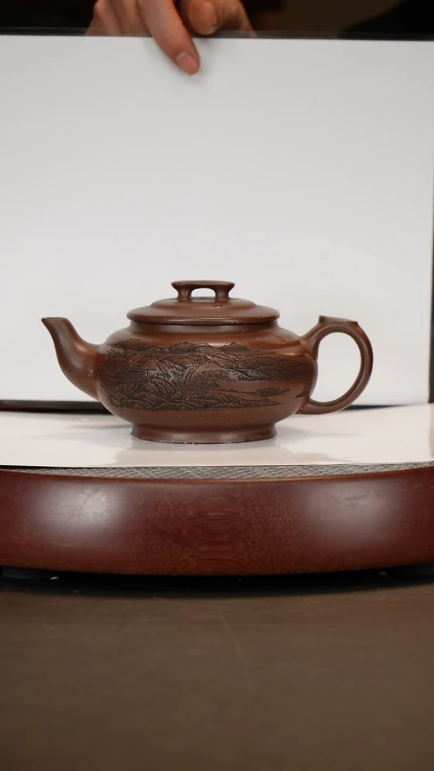 【闪购商品】紫砂茶壶紫玉金砂上新桥350c