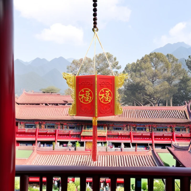 【豪华超大直径】太阳能插电两用红灯笼2025新款防水不褪色