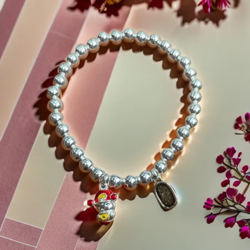 YZ030小财神银色精品手链无礼盒