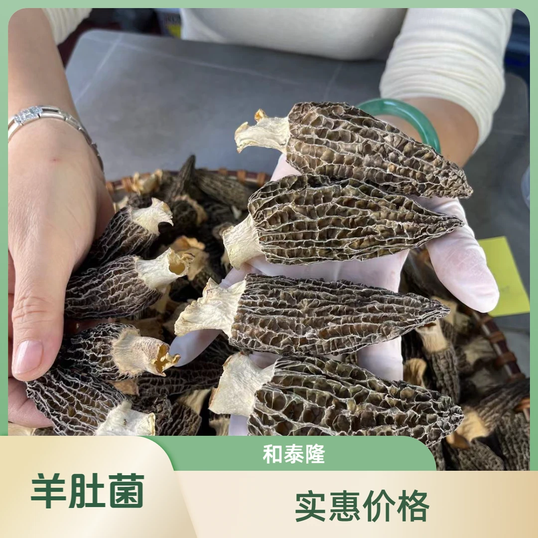 和泰隆 头茬羊肚菌大头130头左右  汤料  1~500克