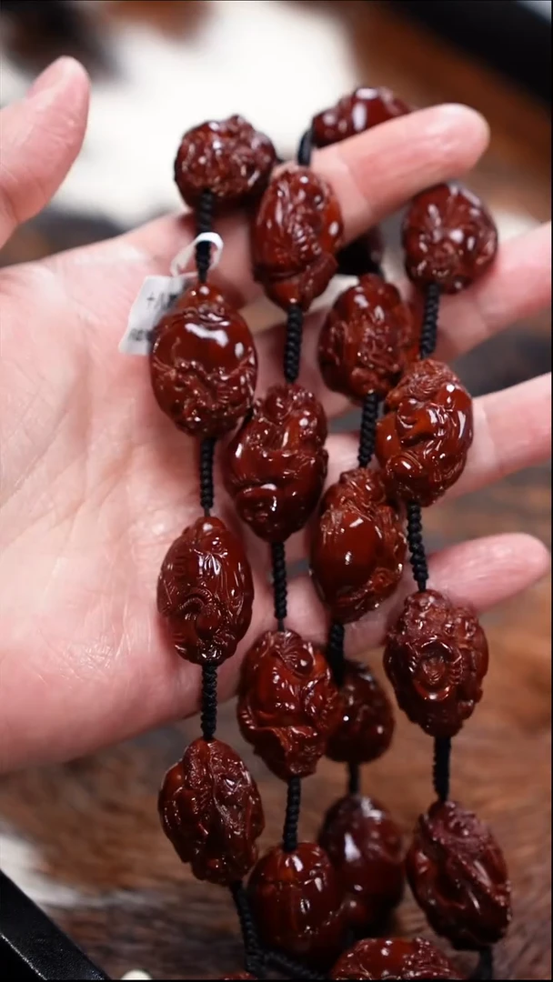 吊坠橄榄核27号回血罗汉长串