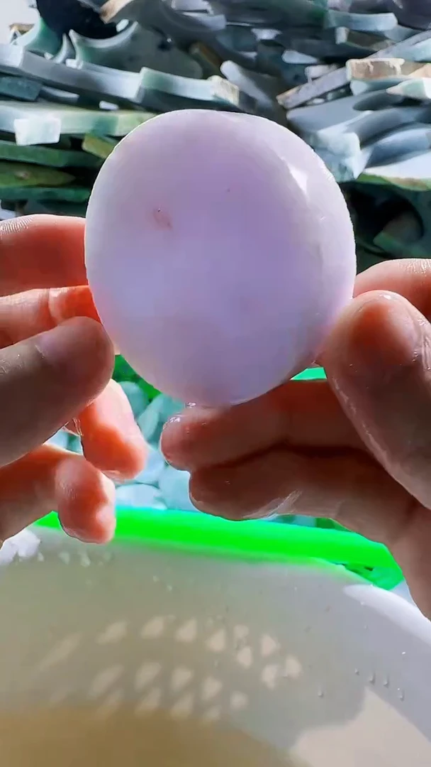 翡翠裸石缅甸翡翠A货文9910