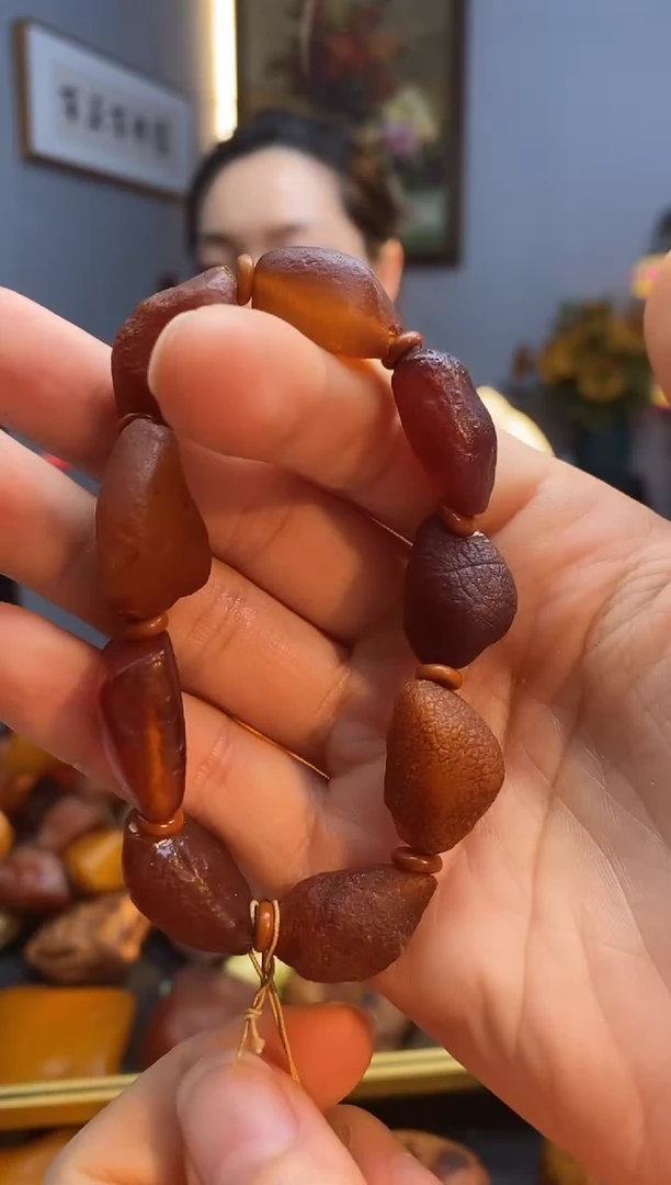 手链琥珀未镶嵌手串