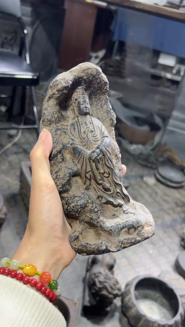 陶土普慈观音火山泥