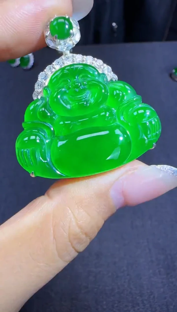 未镶嵌定制翡翠翡翠吊坠178