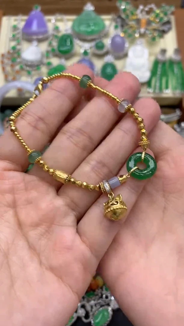 未镶嵌手链翡翠552-中国好珍宝