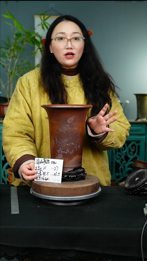 紫砂花盆5980+s颜色不挑