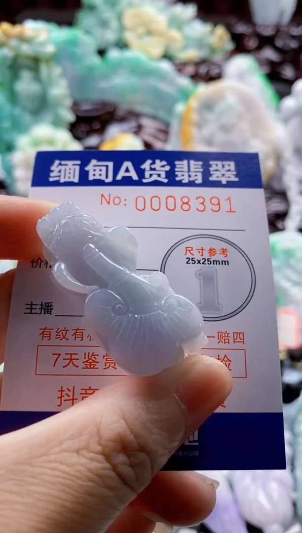 翡翠未镶嵌吊坠(不含链)1