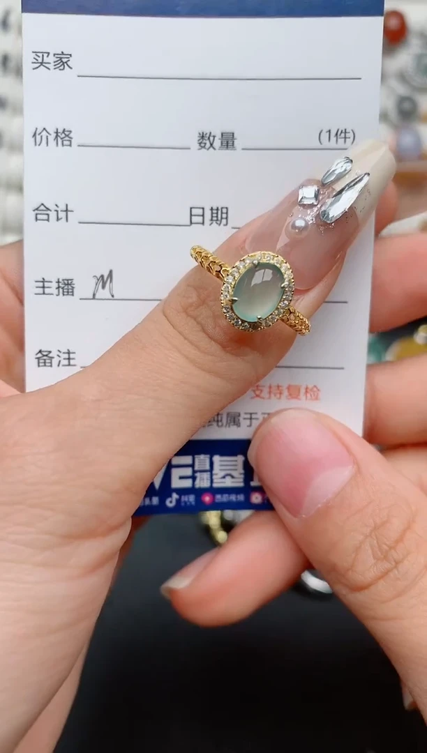 【闪购商品】翡翠戒指银S925镶嵌..........