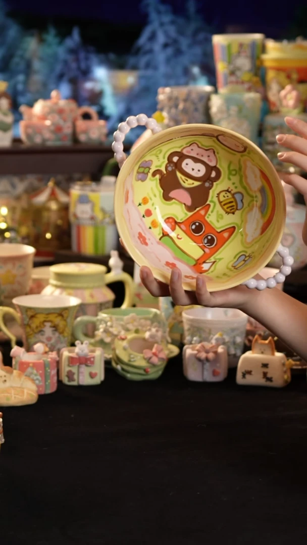 其他陶景德镇釉下彩手绘设计师款陶瓷