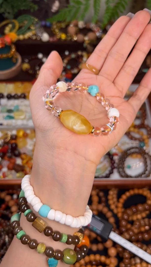 白水单圈手串 （玉米棒）