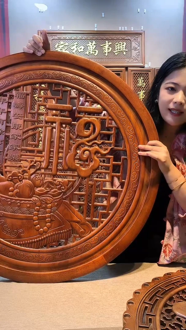 香樟木香樟木80聚宝盆挂件