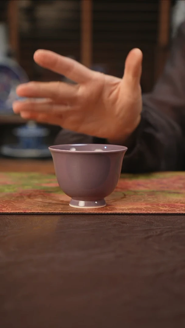 杯景德镇陶瓷杯碗柴烧多人