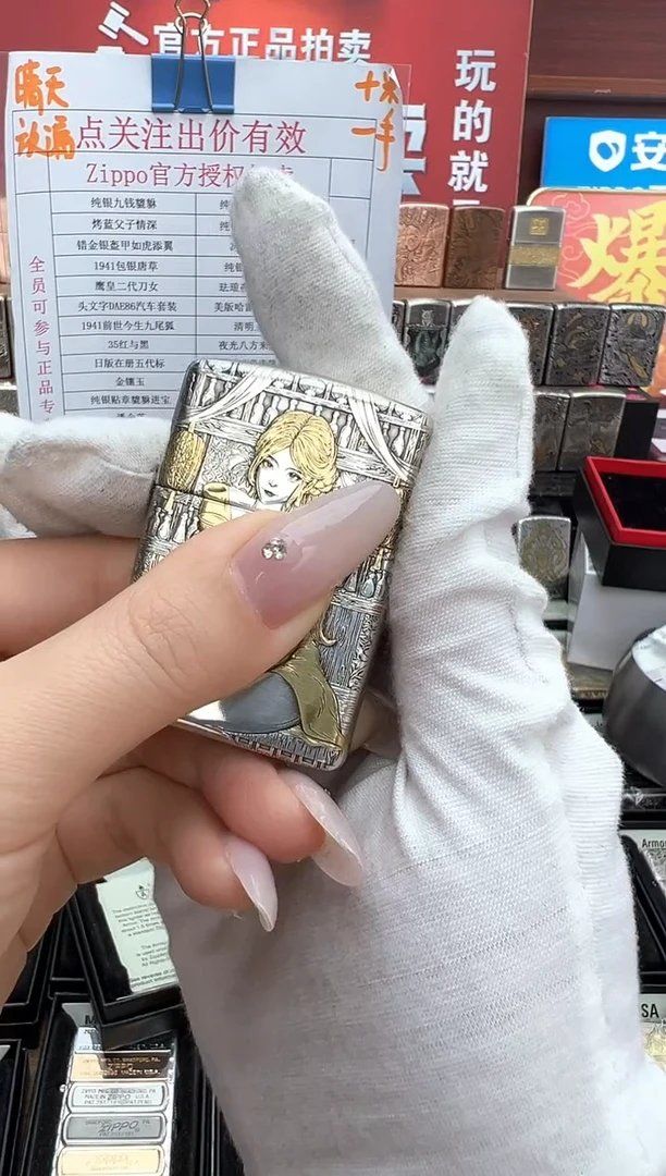 镀银鎏金盔甲红酒女郎