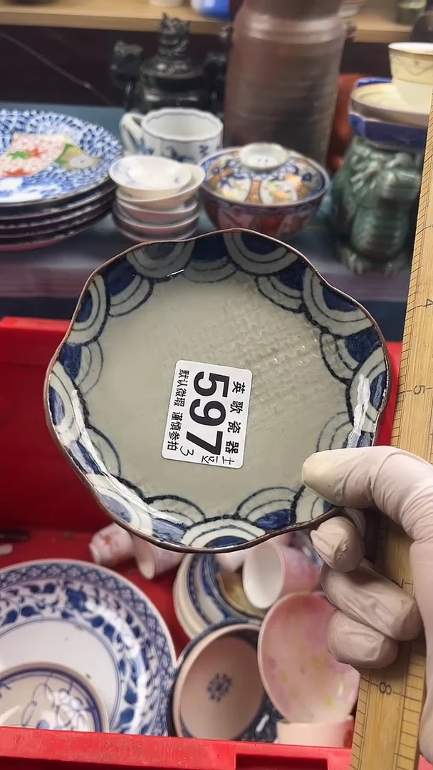 瓷片土***人英歌瓷器满19.9包邮