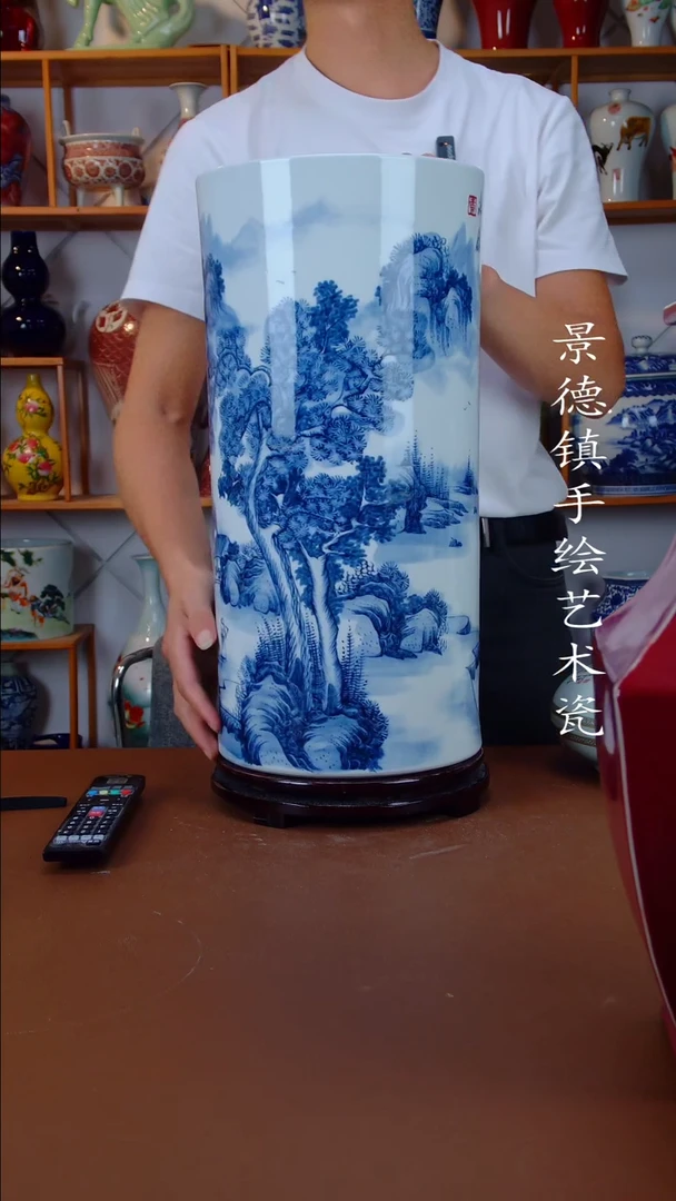 现代景德镇手工手绘陶瓷摆件68