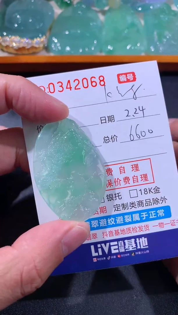 【闪购商品】翡翠颈饰未镶嵌K欢乐