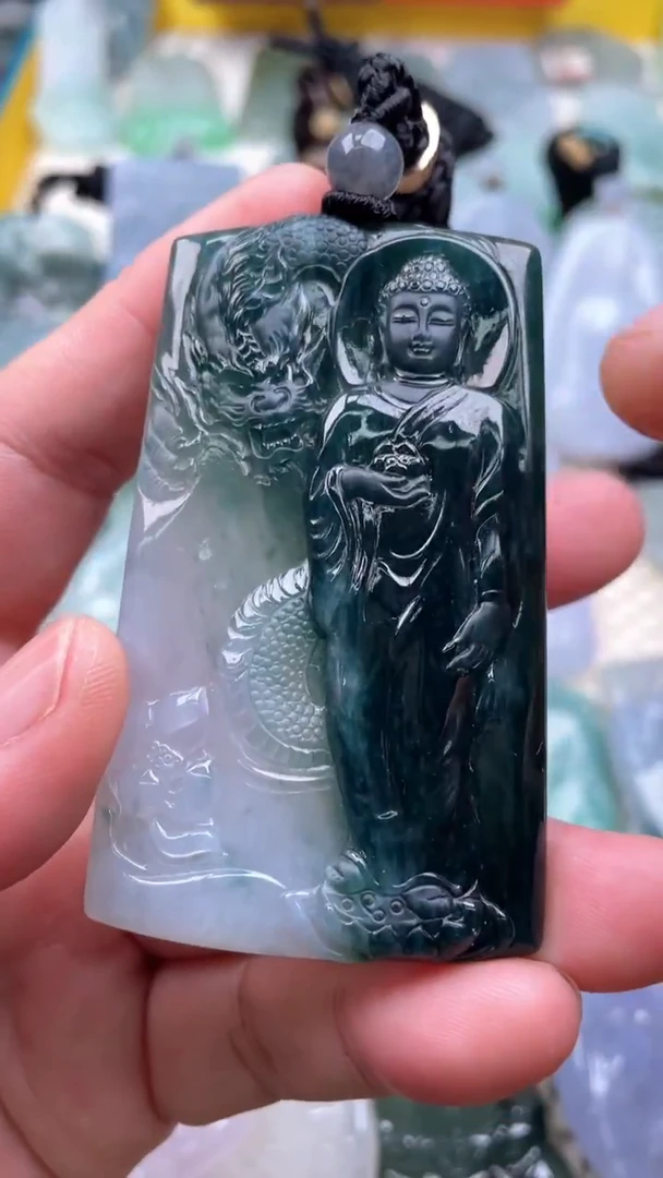 颈饰未镶嵌翡翠阿弥陀佛