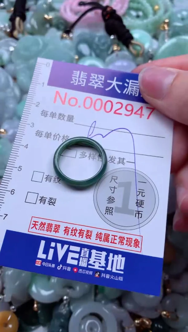 翡翠未镶嵌吊坠(不含链)2947
