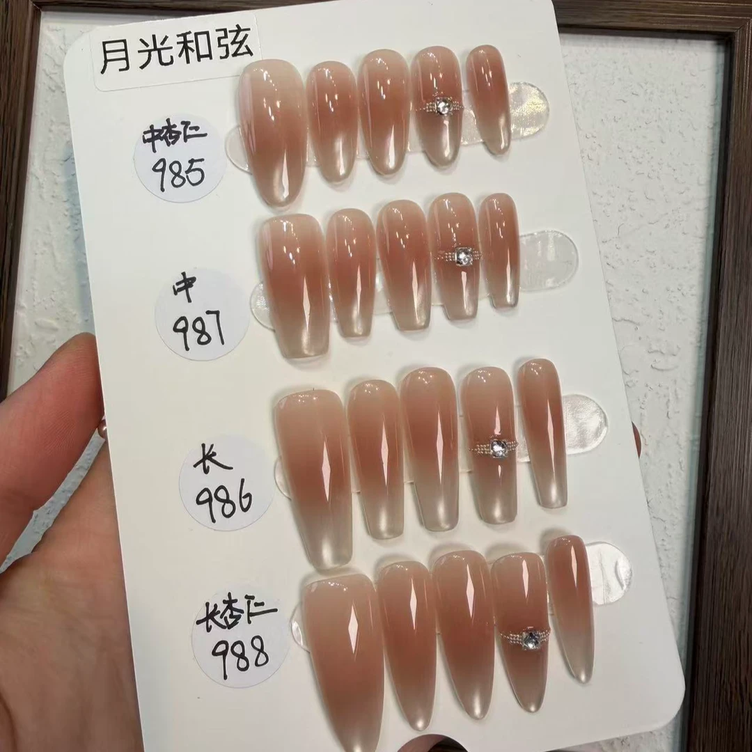 【月光和弦】虎子纯手工穿戴甲 可多次使用 送工具包