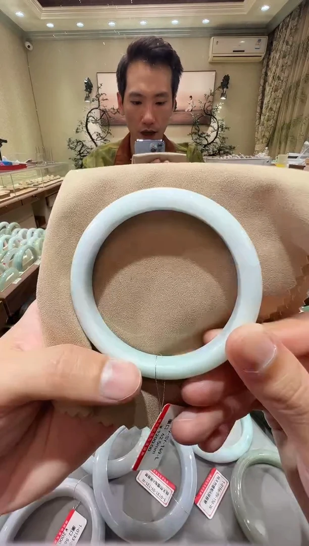 纯天然缅甸A货翡翠手镯62-63mm-1-149号