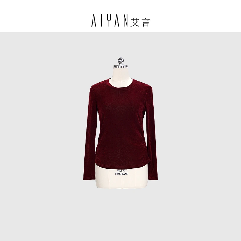 【keke设计-kk675】百搭高级感轻奢女装定制长袖T恤