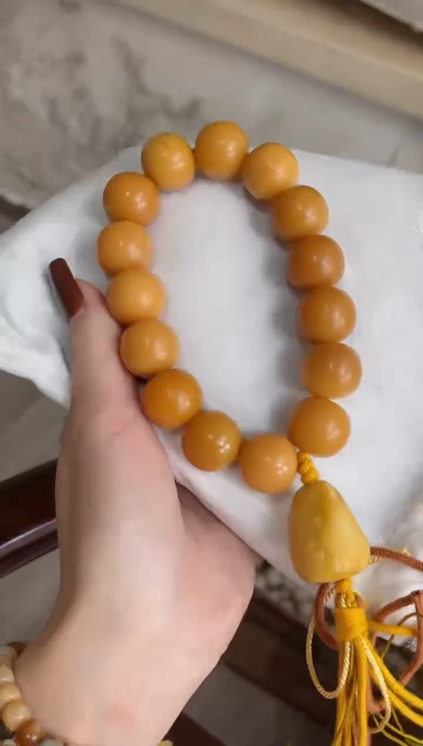 手串菩提根/象牙果r06干磨苹果17*18mm落地果手持