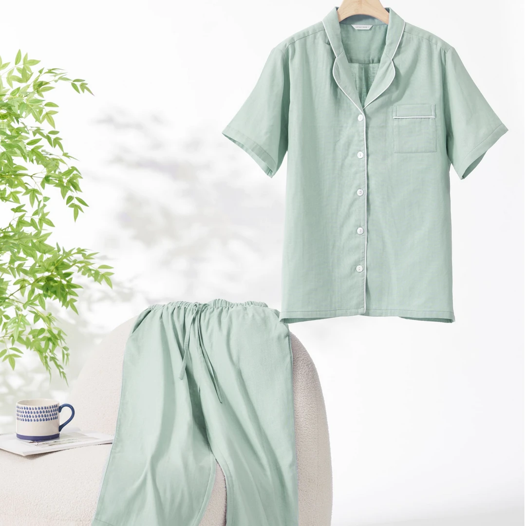 【恐龙精选】 RFH 2146 2147 克鲁诺 全棉纱布家居服套装 女款 男款