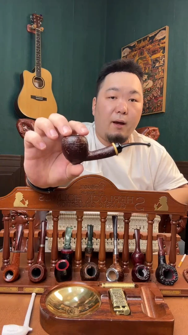 石楠木木雕款意大利进口石楠木烟斗
