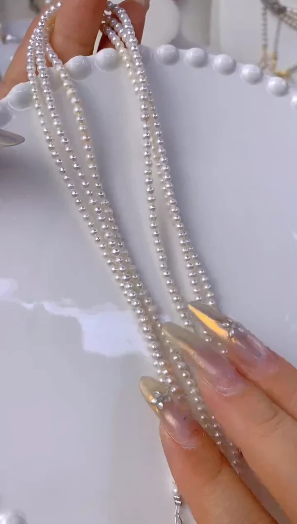 淡水珍珠未镶嵌颈饰R09