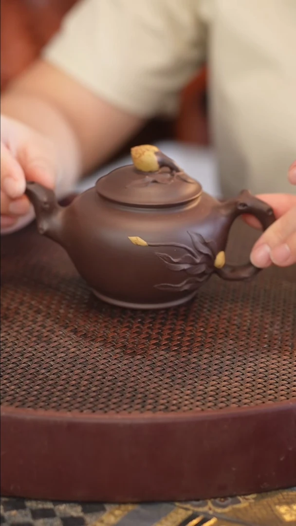 茶壶紫砂原矿手工制作宽口 240cc