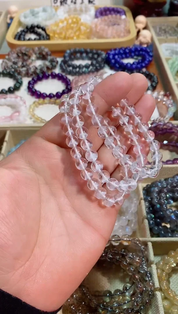 【闪购商品】水晶手链未镶嵌雪山之巅8M+ (多样性发其一）