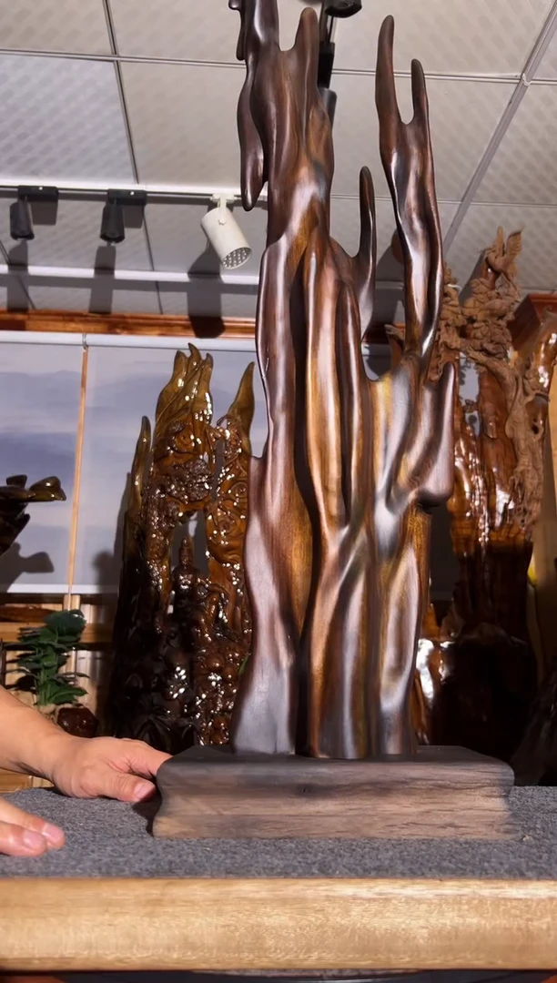 【闪购商品】木金丝楠小叶桢楠乌木摆件