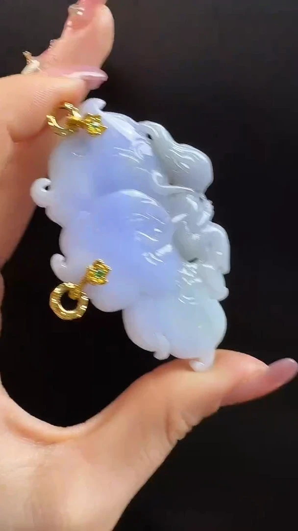 颈饰未镶嵌翡翠天使