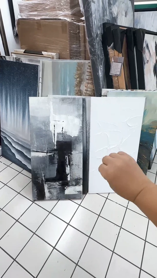 168现代艺术油画装饰画120*60