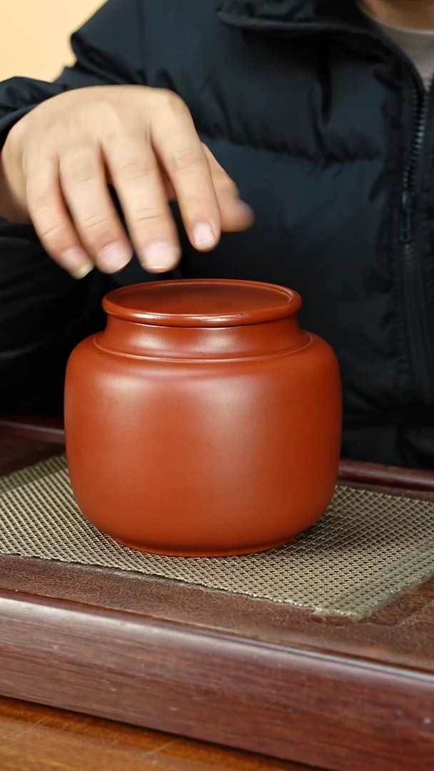 宜兴原矿紫砂茶叶罐