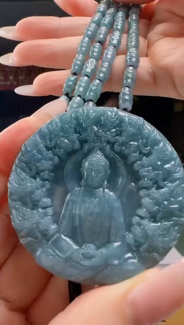 翡翠未镶嵌吊坠(赠链)多样性发其一YJ@@60B7J03757