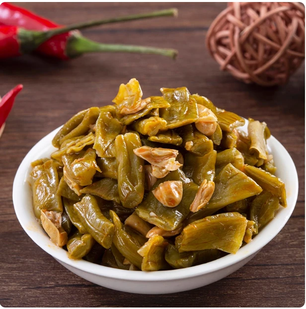 天门特产古法酸豆角独立小包装酸豇豆咸菜泡菜酸菜袋装下饭菜
