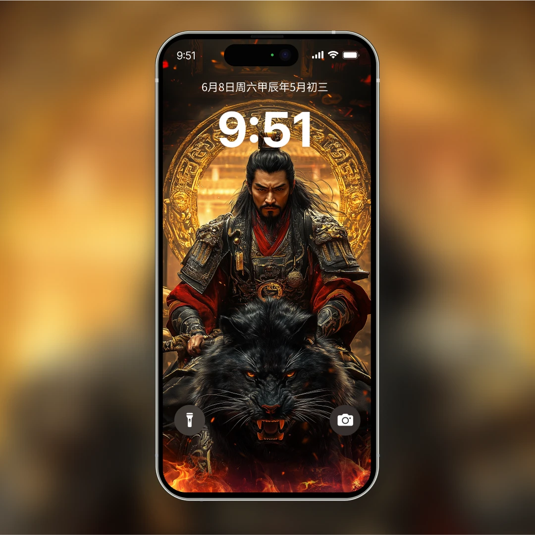 赵公明手机壁纸 文武才官 第一正财神 10001