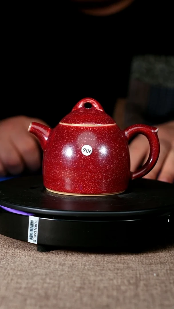 906#陈亚龙一级品原矿钧瓷秦权壶