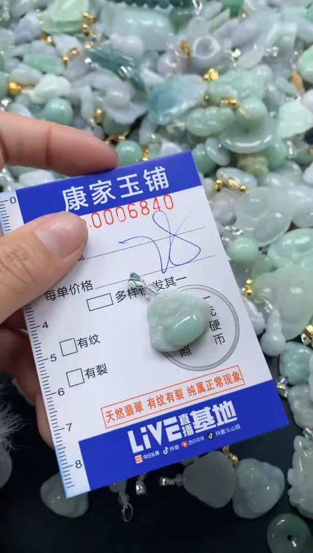 颈饰未镶嵌翡翠6840