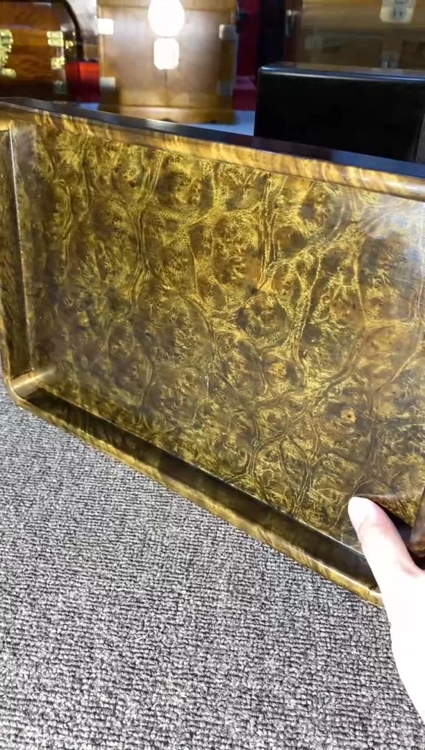 【闪购商品】金丝楠木艺阴沉文承盘F9
