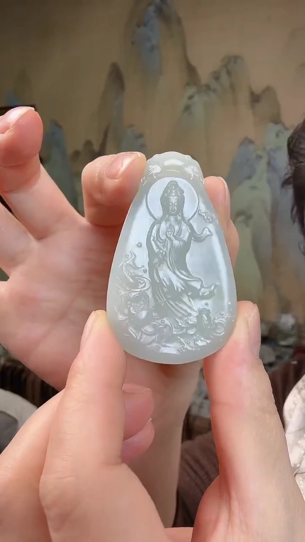 颈饰未镶嵌和田玉.